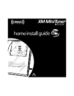 Preview for 1 page of XM Satellite Radio CNP2000 Installation Manual