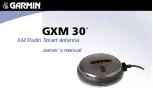 XM Satellite Radio GXM30 Owner'S Manual preview