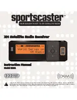 XM Satellite Radio R101 Instruction Manual preview