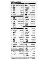 Preview for 20 page of XM Satellite Radio XM-RVR-FM-001 User Manual