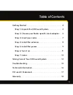 Preview for 3 page of XM Satellite Radio XM Sound System XMBB1 User Manual