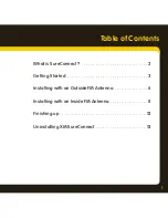 Предварительный просмотр 3 страницы XM Satellite Radio XM SureConnect Installation Manual
