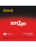 XM Satellite Radio XM2go X2G-100B User Manual preview