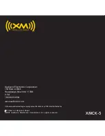 Preview for 40 page of XM Satellite Radio XMCK-5 User Manual