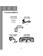 Preview for 6 page of XM Satellite Radio XMH10 Manual