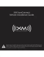 Preview for 1 page of XM SureConnect Installation Manual