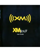 XM XMP3 User Manual preview