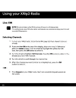 Preview for 28 page of XM XMP3 User Manual