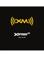 Preview for 1 page of XM XpressRC - XM Radio Tuner User Manual