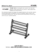 Preview for 3 page of XMark Fitness 3 tier Dumbbell Rack Owner'S Manual