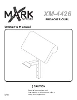 XMark Fitness XM-4426 Owner'S Manual preview