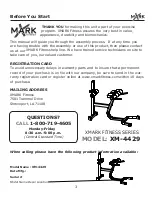 Preview for 3 page of XMark Fitness XM-4429 Owner'S Manual