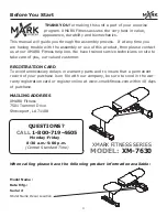 Preview for 4 page of XMark Fitness XM-7630 Owner'S Manual