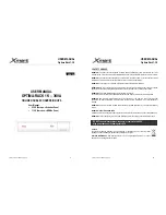 Xmart OPTIMA-RACK 1.5KVA User Manual preview