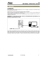 Предварительный просмотр 5 страницы Xmart OPTIMA T09 1.5K User Manual