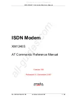 XMODUS AL5068S At Commands Reference Manual предпросмотр