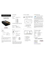 Предварительный просмотр 1 страницы XMODUS XM1710E Operating Instructions