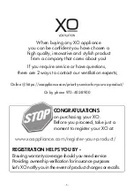 Preview for 3 page of XO Appliance XOI21SC Manual