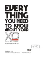 XO Appliance XOOTR30BS User Manual preview