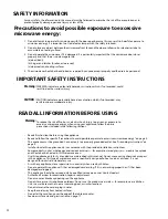 Preview for 4 page of XO Appliance XOOTR30BS User Manual