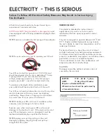 Preview for 7 page of XO Appliance XOU15WGO Series Manual