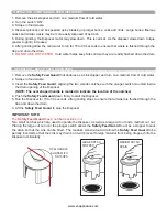 Preview for 9 page of Xo SINK PRO NANOGRIND Operating & Installation Instruction Manual