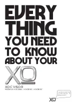 Xo XOC VISOR Manual preview