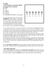 Preview for 19 page of Xo XOCYL16B User Instructions