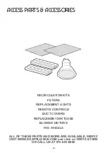 Предварительный просмотр 22 страницы Xo XOCYLI ISLAND XOCYLI16BC Manual