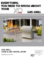 Xo XOGRILL30 Care & Use/Installation Manual preview