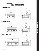 Предварительный просмотр 8 страницы Xo XOGRILL30 Care & Use/Installation Manual