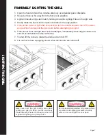 Preview for 7 page of Xo XOGRILL30L/N Care & Use/Installation Manual