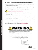 Preview for 11 page of Xo XOGRILL30L/N Care & Use/Installation Manual