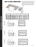 Preview for 17 page of Xo XOGRILL30L/N Care & Use/Installation Manual