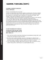 Preview for 39 page of Xo XOGRILL30L/N Care & Use/Installation Manual