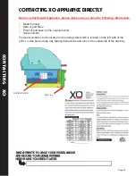 Preview for 43 page of Xo XOGRILL30L/N Care & Use/Installation Manual