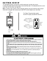 Предварительный просмотр 21 страницы Xo XOGRILL32XLT Care & Use/Installation Manual