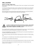 Preview for 15 page of Xo XOGRILL40XLT Care & Use/Installation Manual