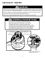 Preview for 27 page of Xo XOGRILL40XLT Care & Use/Installation Manual