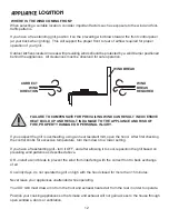 Preview for 12 page of Xo XOGSIDEBXLT Care & Use/Installation Manual