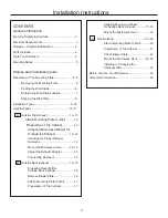 Preview for 2 page of Xo XOOTR24BS Installation Instructions Manual