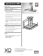 Предварительный просмотр 55 страницы Xo XORI42SC User Instructions