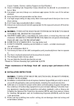 Preview for 6 page of Xo XOS36S User Instructions