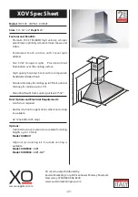 Preview for 27 page of Xo XOV36S User Instructions