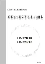 Предварительный просмотр 1 страницы XOCECO LC-27R18 Service Manual