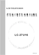 Предварительный просмотр 1 страницы XOCECO LC-27U16 Service Manual