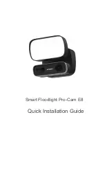 XODO Smart Floodlight Pro-Cam E8 Quick Installation Manual preview