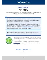 Xomax XM-05G User Manual preview