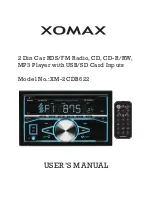 Xomax XM-2CDB622 User Manual preview