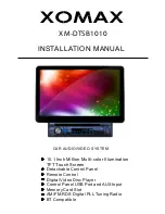 Xomax XM-DTSB1010 Installation Manual preview